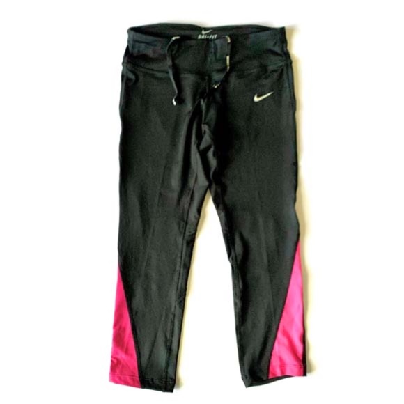 NWT NIKE RUNNING DRI-FIT CAPRI LEGGINGS - Picture 4 of 7